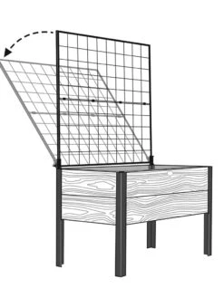 Space-Maker Pivoting Trellis, 4' -Garden Tools Shop 8590247 001 tif