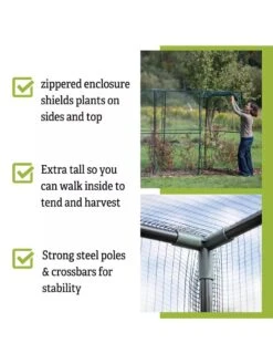 Crop Cage, 4' X 12' -Garden Tools Shop 8596540 4