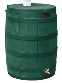 Rain Wizard 50 Gallon Rain Barrel -Garden Tools Shop 8612311 02V jpg