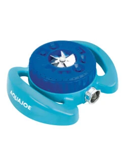 Aqua Joe® AJ-TSSBM Indestructible 9-Pattern Metal Turret Sprinkler -Garden Tools Shop 8612869 02v