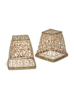 Bamboo Cloche, Set Of 2 -Garden Tools Shop 8613351 4693